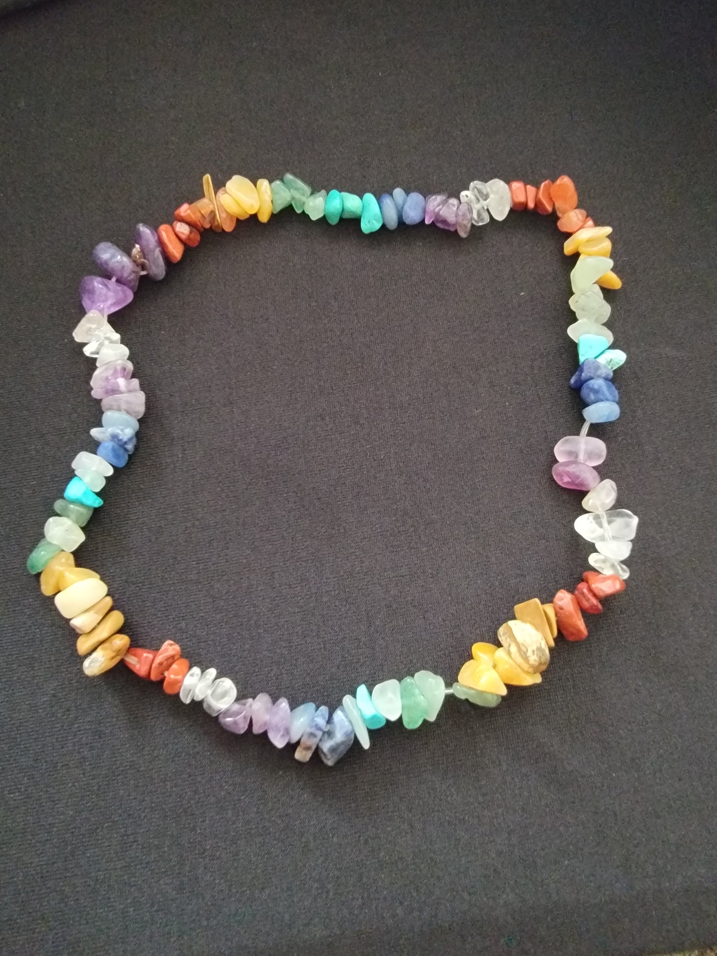 8 Chakra Healing Crystal Necklace